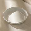 Pure White Plate Household Vegetable Plate Deep Plate High-End Ceramic Plate Simple Tableware Round Plate