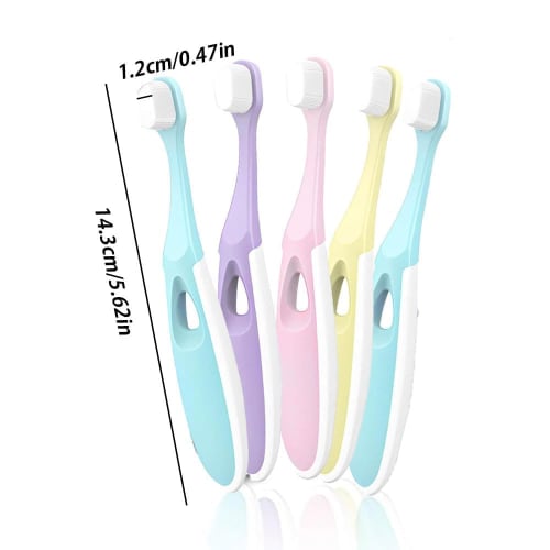 Soft Bristles for Kids, Intergingival Toothbrush, Nano, Ultra-Fine Bristles, Protects Baby Teeth and Sensitive Teeth, Ultra-Soft, Without Harming Teet
