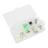 Fly Fishing Lure Kit Plastic Stainless Steel Sequins Fly Hooks Assisted Thrower Fishing Accessories