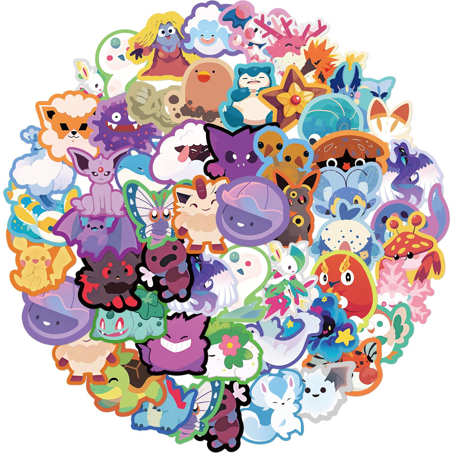 

10/50 шт. наклейки с милыми животными, водонепроницаемые наклейки «сделай сам», набор наклеек с мультяшными животными для чашки с водой, ноутбука, скрапбукинга, дневника, наклейки 10pcs