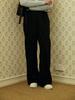 PINK PINEAPPLE Curve Shirring Pants_Black