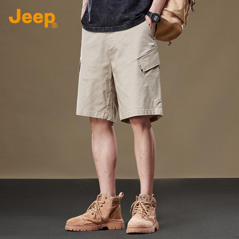 

Jeep Мужские летние шорты-карго с множеством карманов 3XL