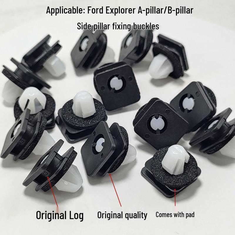 Ford Explorer A & B Pillar Trim Panel Clips - Black & White Accessories