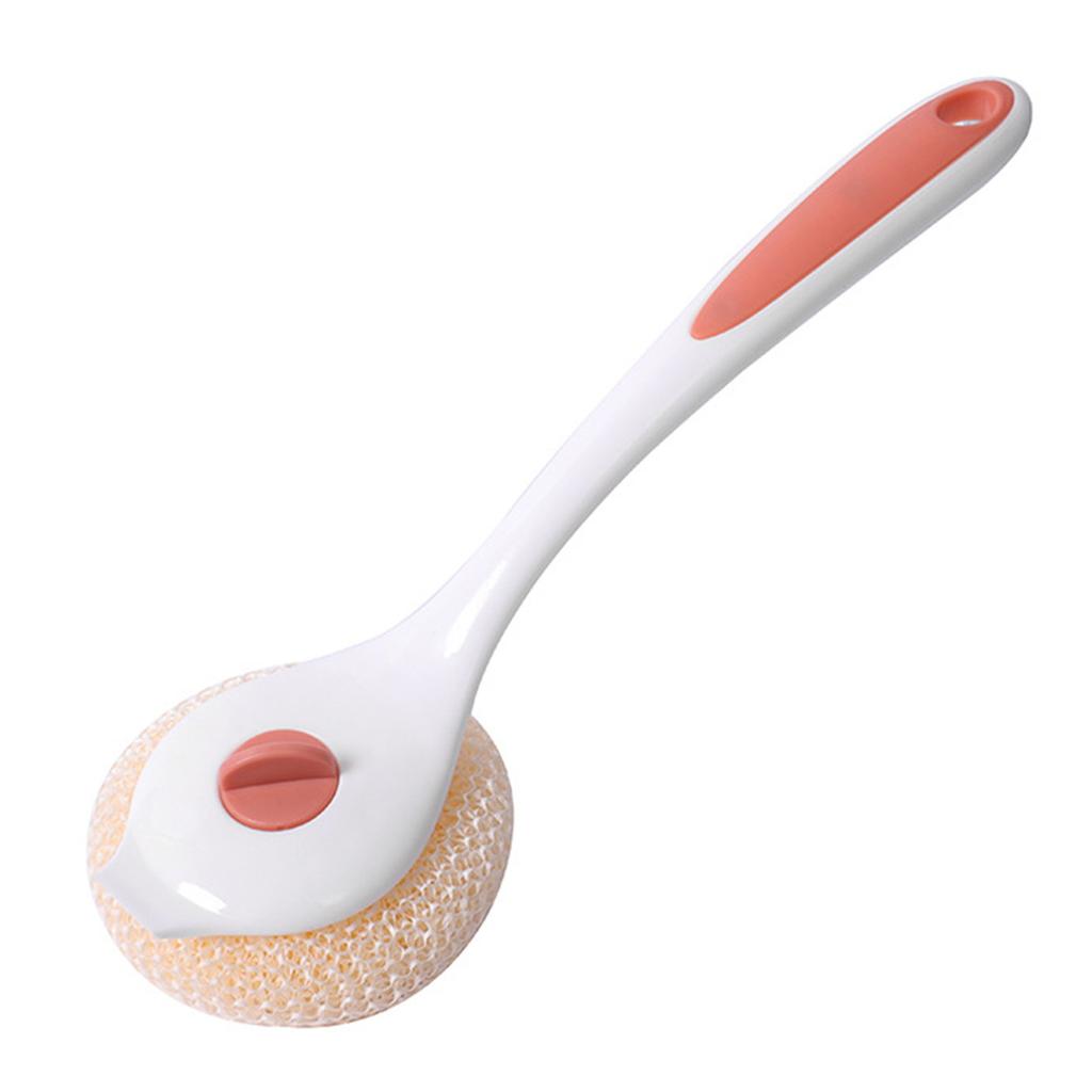 Pot Brush Scratch Proof Soft Detachable Scourer Dish Washing Brush for Kitchen Restaurant