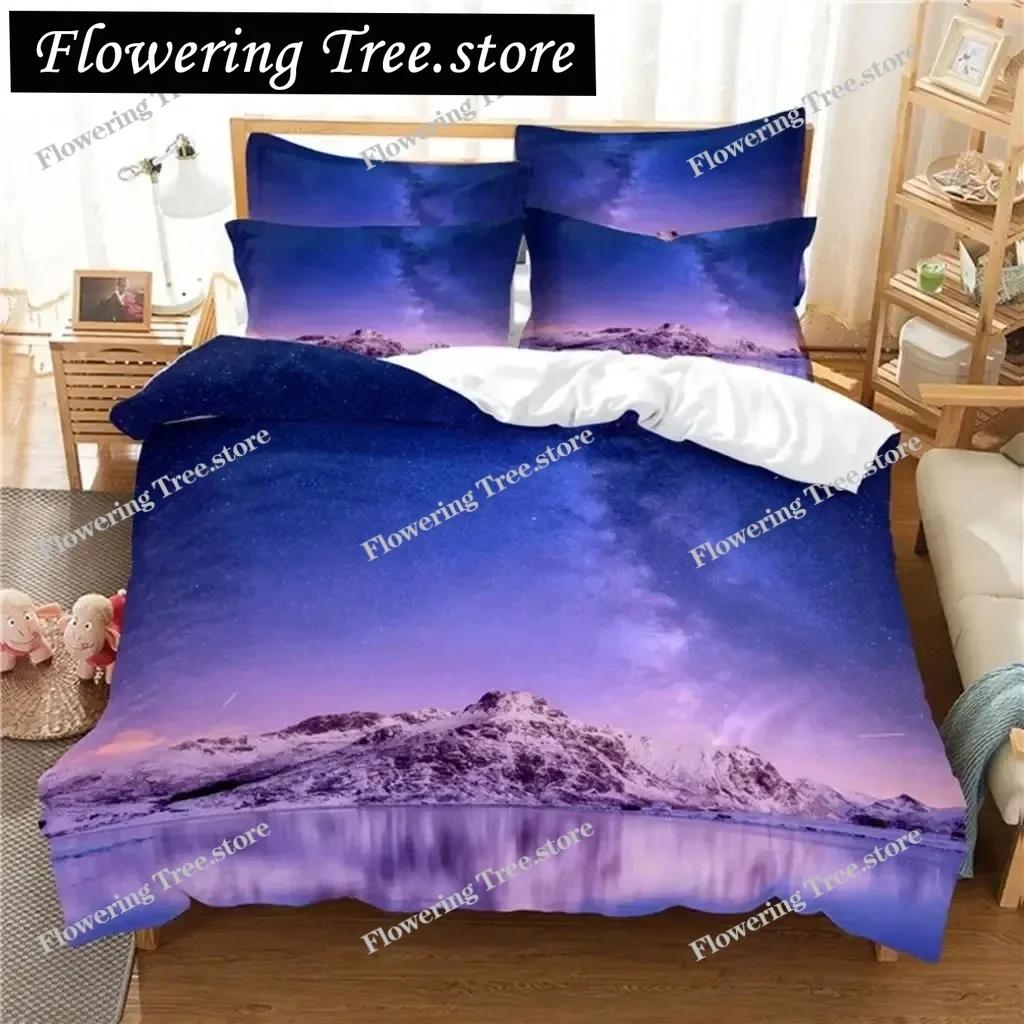 Starry Night Bedding Set Duvet Cover Set 3d Bedding Digital Printing Bed Linen Queen Size Bedding Set Fashion Design