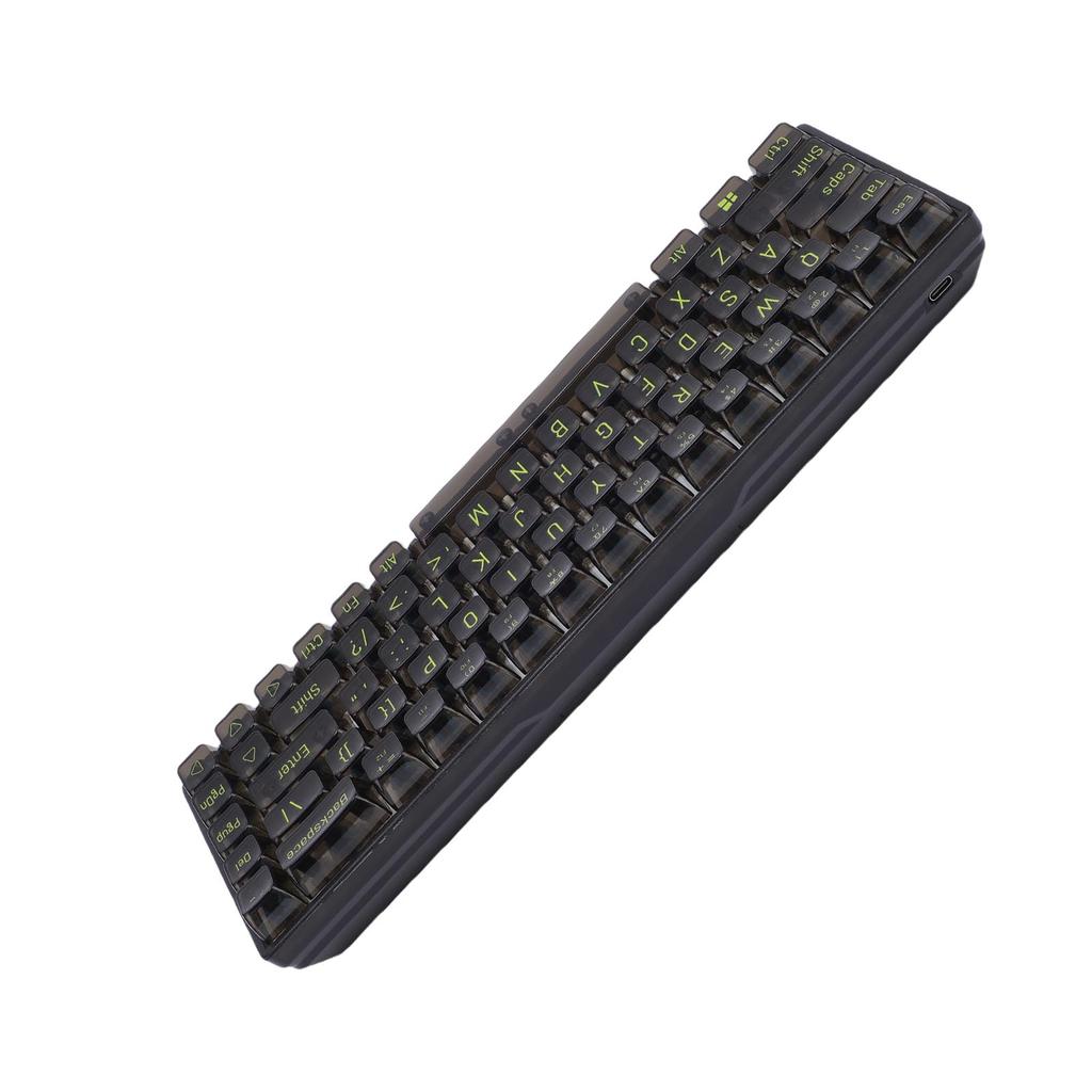 60% Mechanische Gaming-Tastatur 68 Tasten Anti-Ghosting RGB Kabelgebundene Tastatur für PC Laptop mit Blau