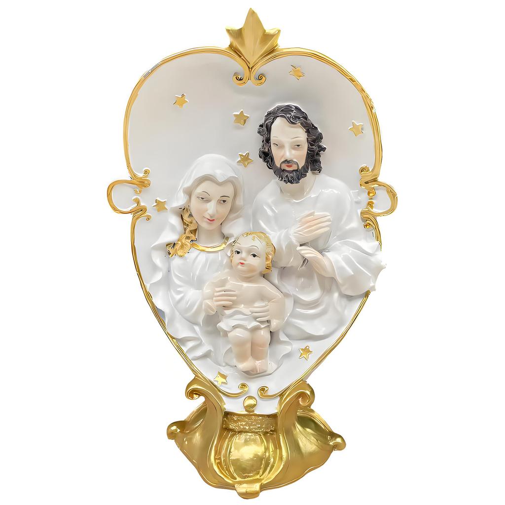 Baby Jesuses Holy Family Statue Miniature Christmas Nativity Scene Sculpture for Xmases Indoor Home Table Holiday Decors