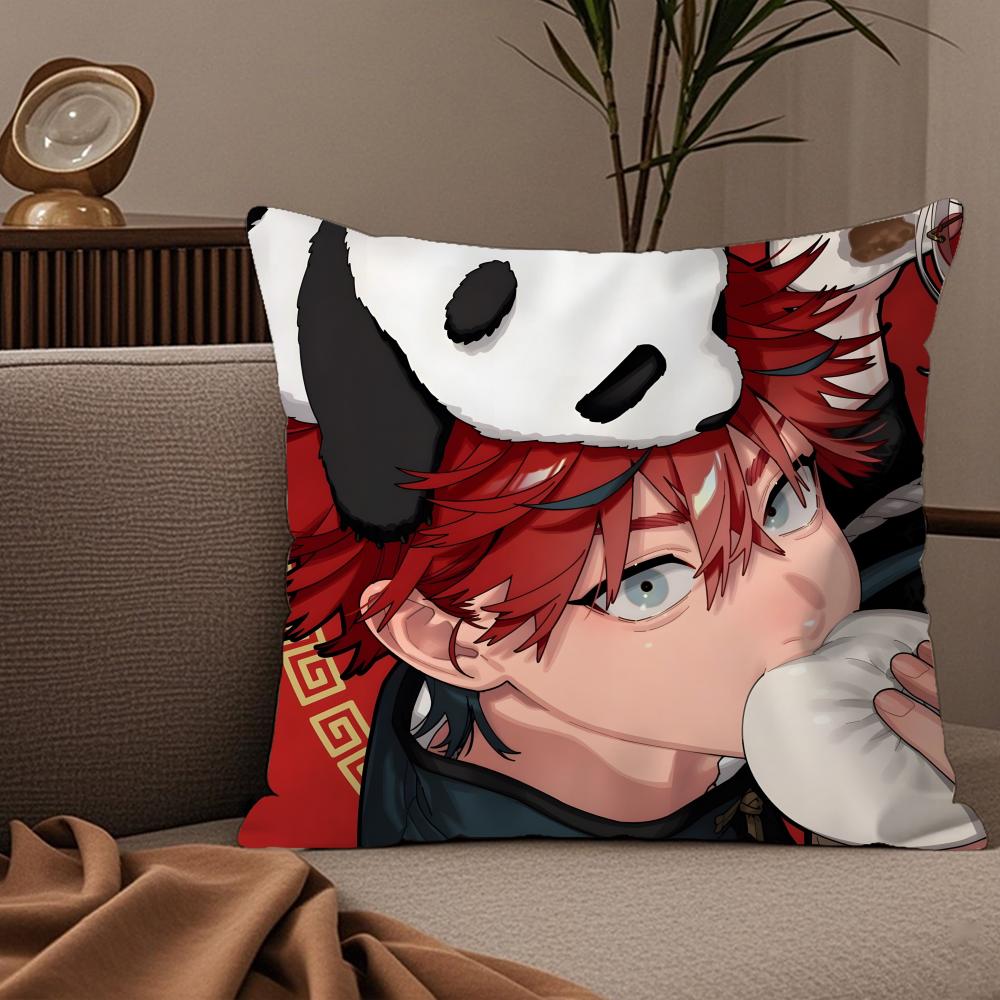 Gokurakugai Pillow Case Silky Elegant Comfort Sofa Bed Invisible Zipper 30cmx30cm