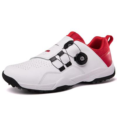 Professional Anti-Skid Waterproof Golf Shoes With Knobs Buckle Unisex Footwear Lightweight Golfing Sneakers