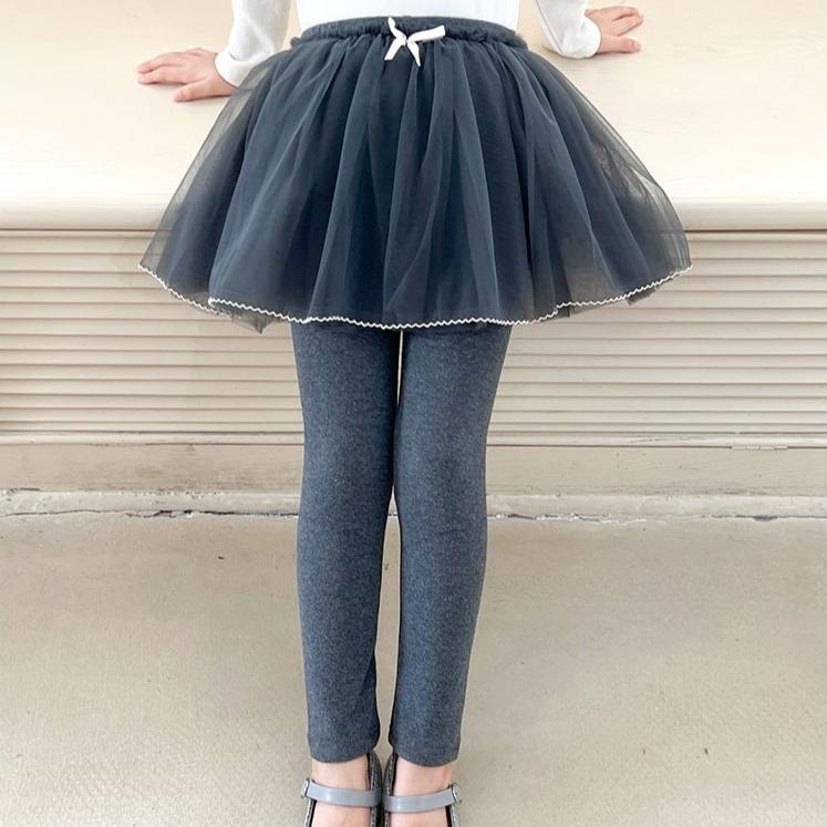 

Леггинсы для девочек, осенние детские брюки, юбка, имитация двухсекционных брюк, юбка в весеннем стиле 140 серый