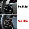 Carbon Fiber Steering Wheel Button Panel Trim For Auto Cadillac ATS-V ATS 13-19