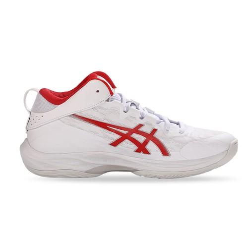 Asics GELHOOP V17 Low top Basketball Shoes Unisex White Red - 1063A101-101