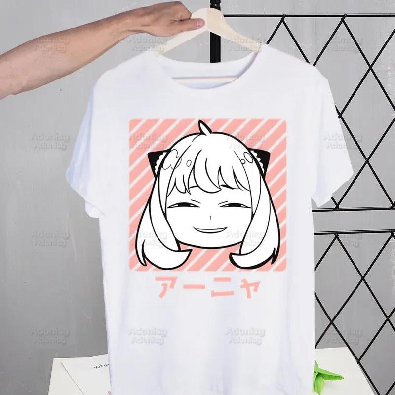 Spy X Family Anime Kawaii Anya Forger SPYFAMILY Men's Tshirt Cute Shirt Mens Fashion T-Shirt For Men Casual Tops Short Sleeve