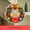 New Christmas Glowing Ornaments: Santa, Deer & Polar Bear Lights for Door Hanging & Scene Decoration