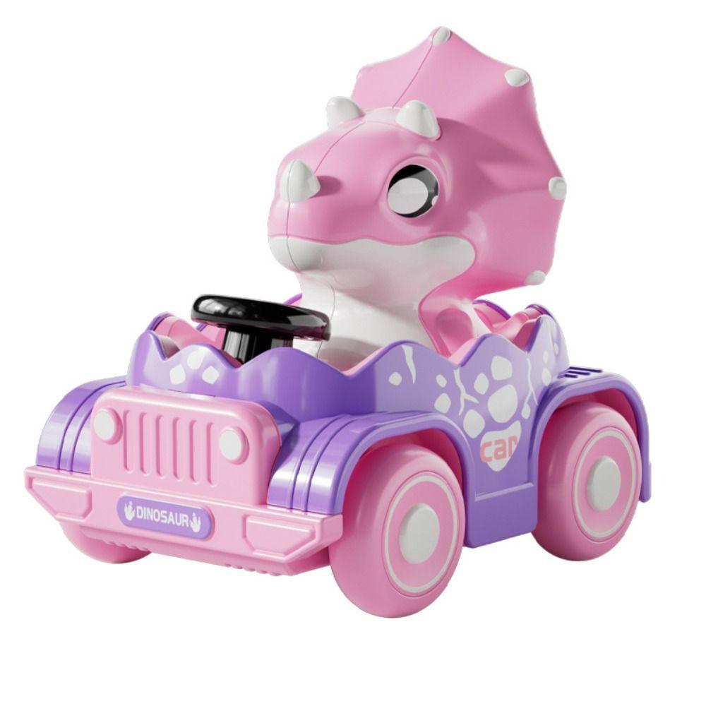 Early Education Dinosaur Inertia Pull Back Car ABS Press Slide Toys Car  Holiday Birthday Gift