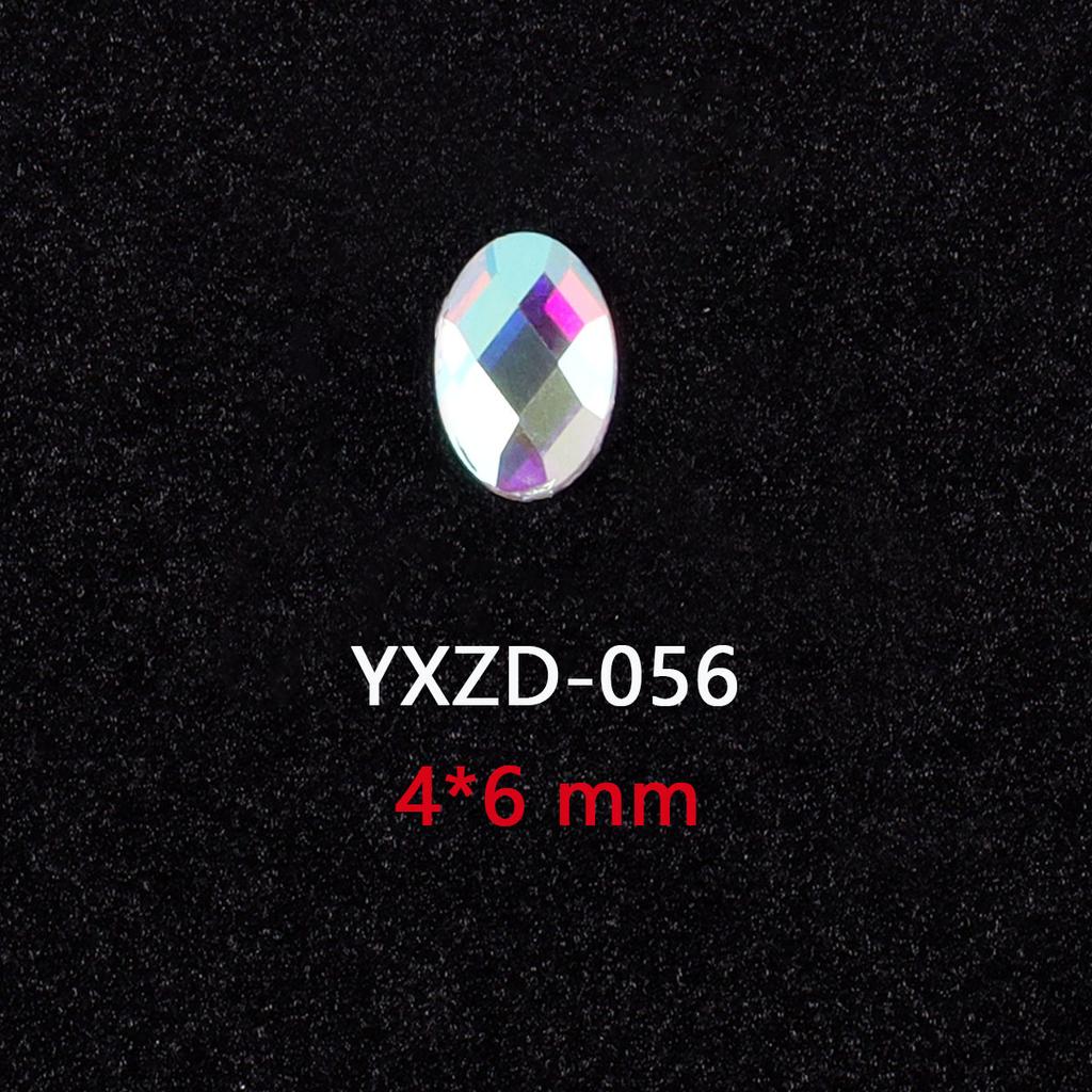 AB Farbe Flachboden Speziell geformter Diamant Symphonie Liebe Stern Schmetterling Nagel Glas Nagelkunst Tragen Nagel Kleiner Schmuck