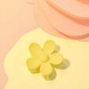 Yellow Hair Claw Clips Flower Shaped Plastic Jaw Clips Anti-scratch Smell-less Useful Hold Tightly Light Hair Accessories for Beauty and Personal