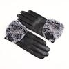 Hengyuanxiang Women's Sheepskin Touchscreen Winter Gloves