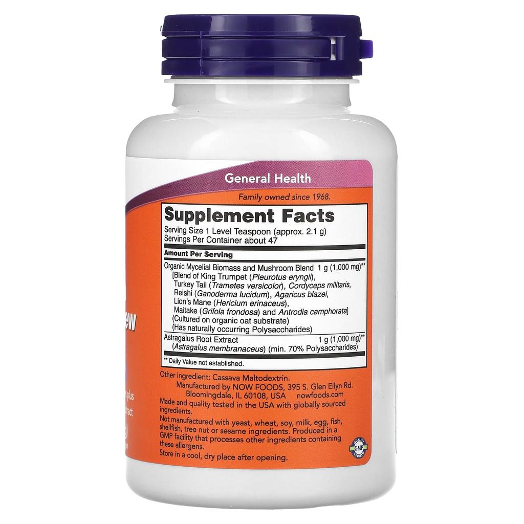 Mushroom Immune Renew Powder, 99G(3.5Oz)