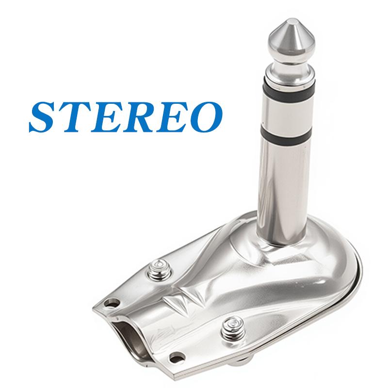 

6.35mm Guitar Effects Pedal Connector Mono Stereo Jack Right Angle Plug 5PCS