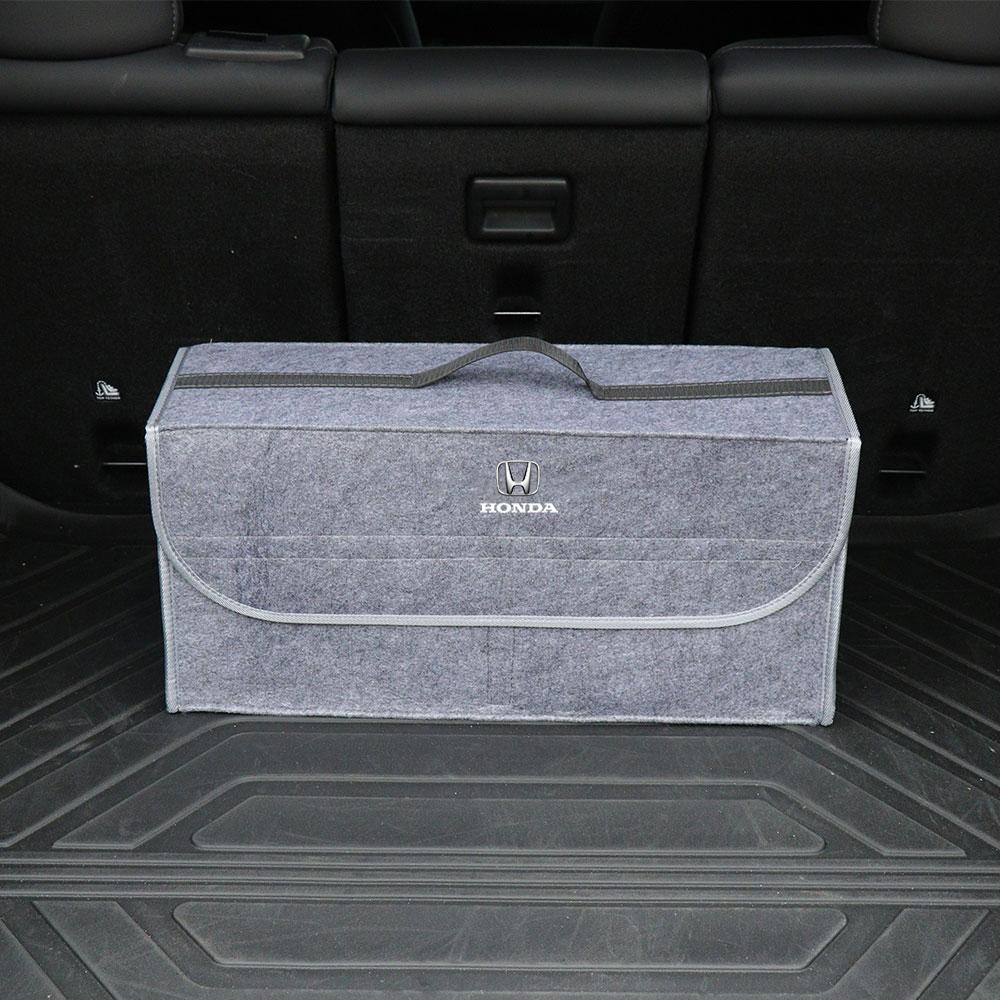 Car Soft Felt Storage Bag Organizer Cars Foldable Trunk Bag for Honda Fit Jazz Civic Accord Pilot Passport Stepwgn CRV BRV HRV Insight