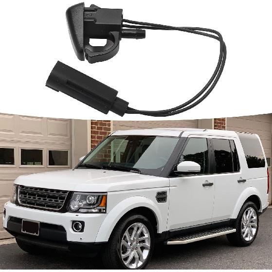 Front Windshield Washer Nozzles, Windshield Washer Nozzles Wiper Spray Jet Replacement LR048615 for Land Rover Discovery 3 4 LR3 LR4 Sport