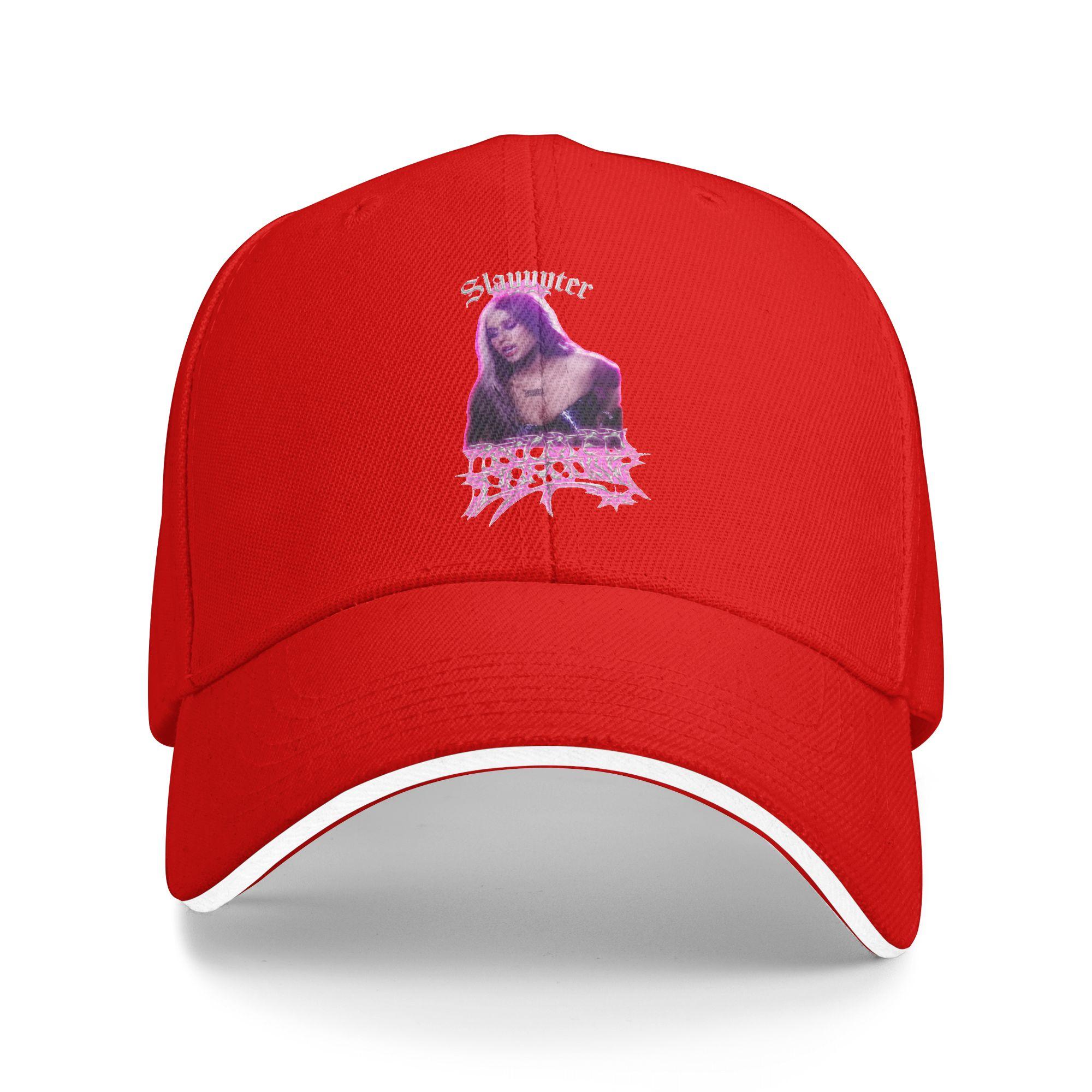 Slayyyter American Singer Sun Baseball Cap Summer Unisex Unisex Custom Hip Hop Hats Wholesale Stylish Outdoor Sport Snapback Cap One Size