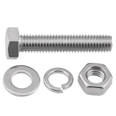 304 Stainless Steel Hex Screw & Nut Set