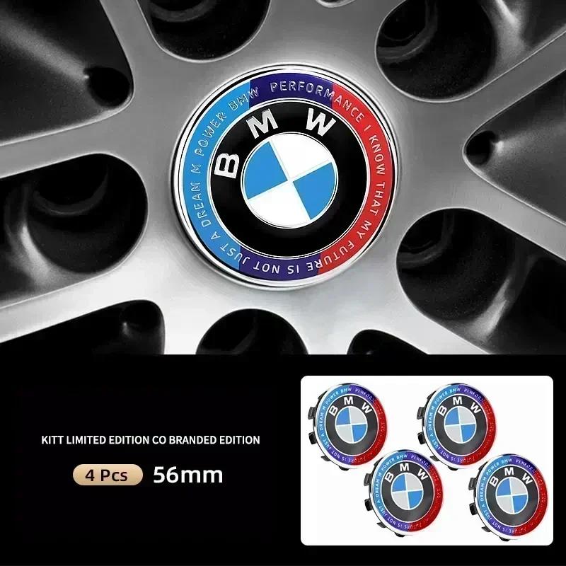 New Hots E60 45/56/68/74/82mm 50th Anniversary Edition Badge Front Rear Trunk Logo Sticker For BMW M E46 E39 E38 E90 E60 F10 F3