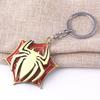 Movie Rotatable Spider Blade Keychain Creative Spider Keyring Cosplay Props Handsome for  Men Women Backpack Jewelry