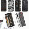 Vintage Synth Synthesizer Case For Samsung Galaxy A54 A34 A14 A13 A33 A53 A12 A32 A52 A71 A51 A15 A25 A55 A35 Cover
