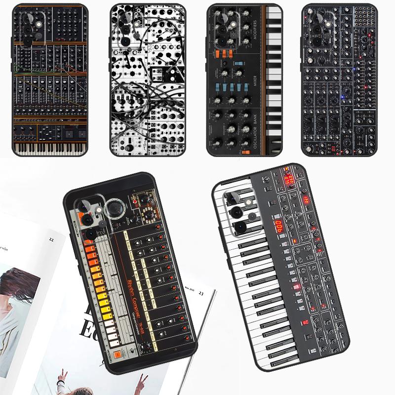 Vintage Synth Synthesizer Case For Samsung Galaxy A54 A34 A14 A13 A33 A53 A12 A32 A52 A71 A51 A15 A25 A55 A35 Cover