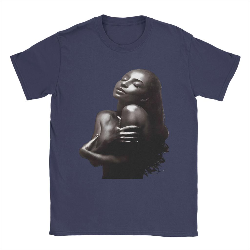 SSade Adu Singer T Shirt Mens Pure Cotton Funny TShirts Crewneck Tee Shirt Short Sleeve Tops Party