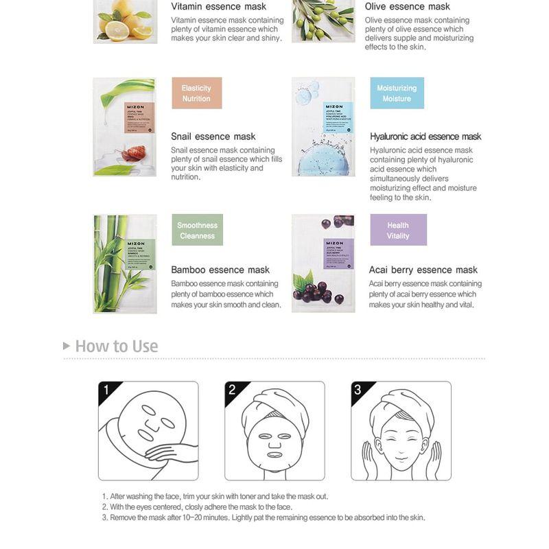 MIZON - Joyful Time Essence Mask - 16 Types