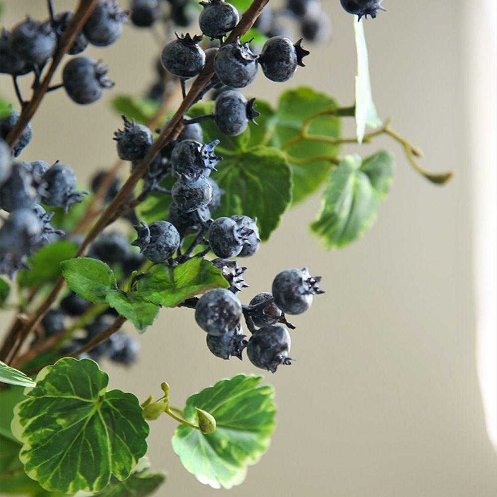 Realistic Simulation Foam Red Berry Elegant Fake Plants  Home Living Room Decoration