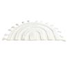 Arched Doormat with Tassels - Cotton Absorbent Non- for Bathroom Bedroom Entryway