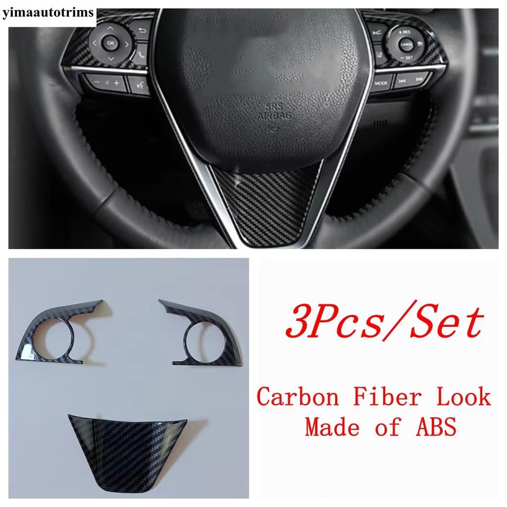 Für Corolla 2014 2015 2016 2017 2018, Dekorationsaufkleber in Schwarz-Karbonfaser, Zubehör für den Autoinnenraum