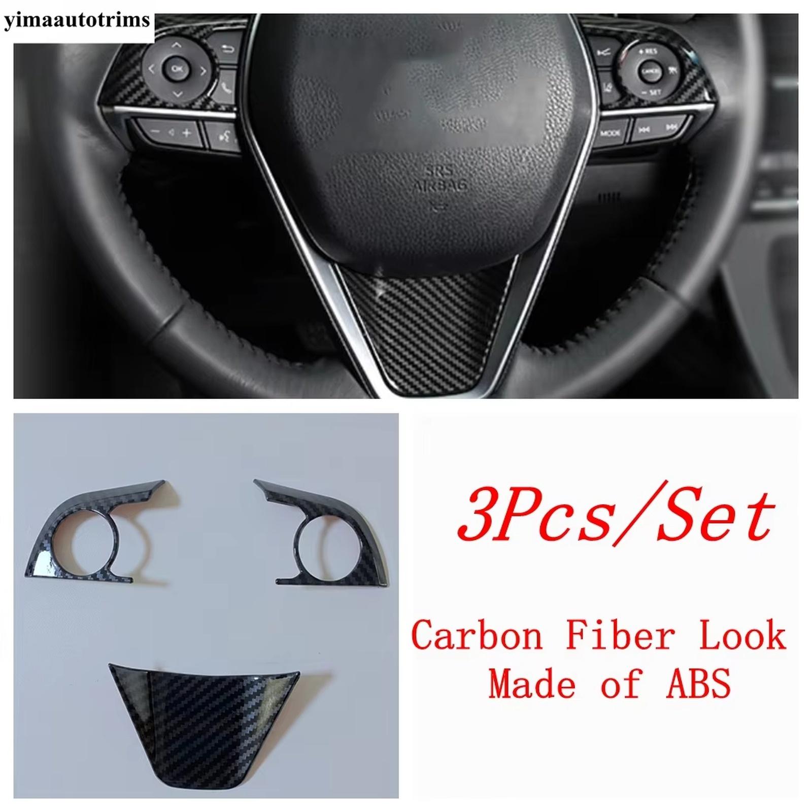 

for Corolla 2014 2015 2016 2017 2018, Carbon Fiber Black Decorative Stickers Car Interior Accessories one size чорний