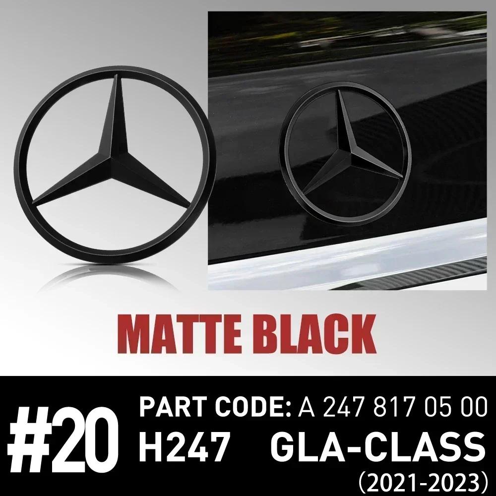 

ABS Car Original Tail Rear Trunk Star Badges Stickers For Mercedes Benz GLS SLK Class W218 2012-2018 GLA Class H247 2021-2023