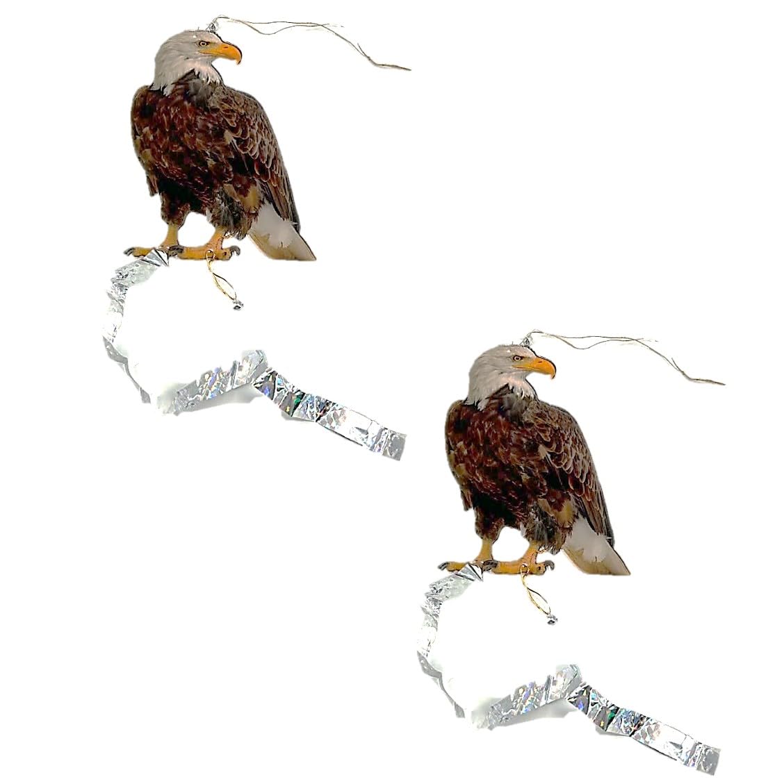 

ST TS Bird Repellent, Realistic Eagle, Raptor, Owl, Sparrow, Pigeon, Crow, Bird Pest Control, Balcony, Garden, Field (Type 2x2)