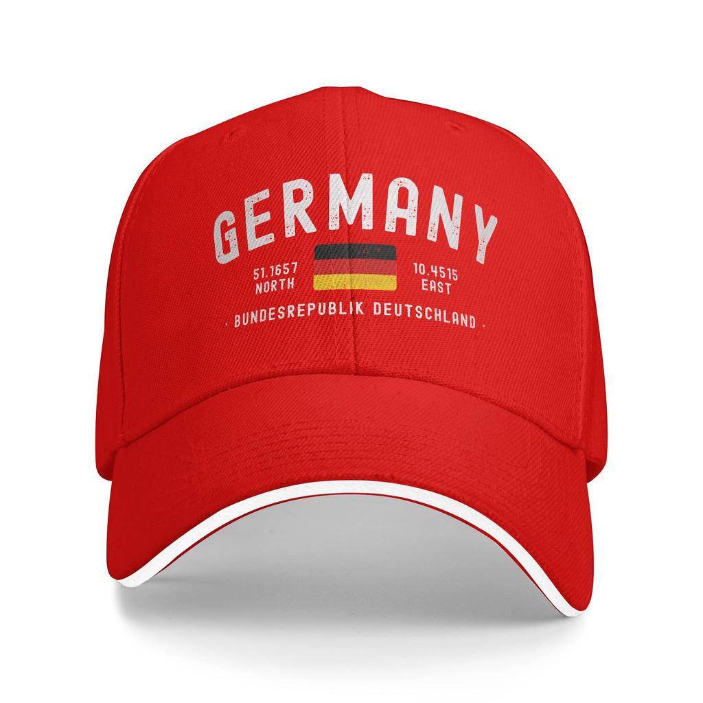Deutschland Flag of German Baseball Cap  Classic Trucker Hat Summer UnisexTeens Tennis Skate Snapback Cap