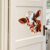 Cow Head Removable Wall & Glass Sticker for Living Room & Bedroom - MLC112