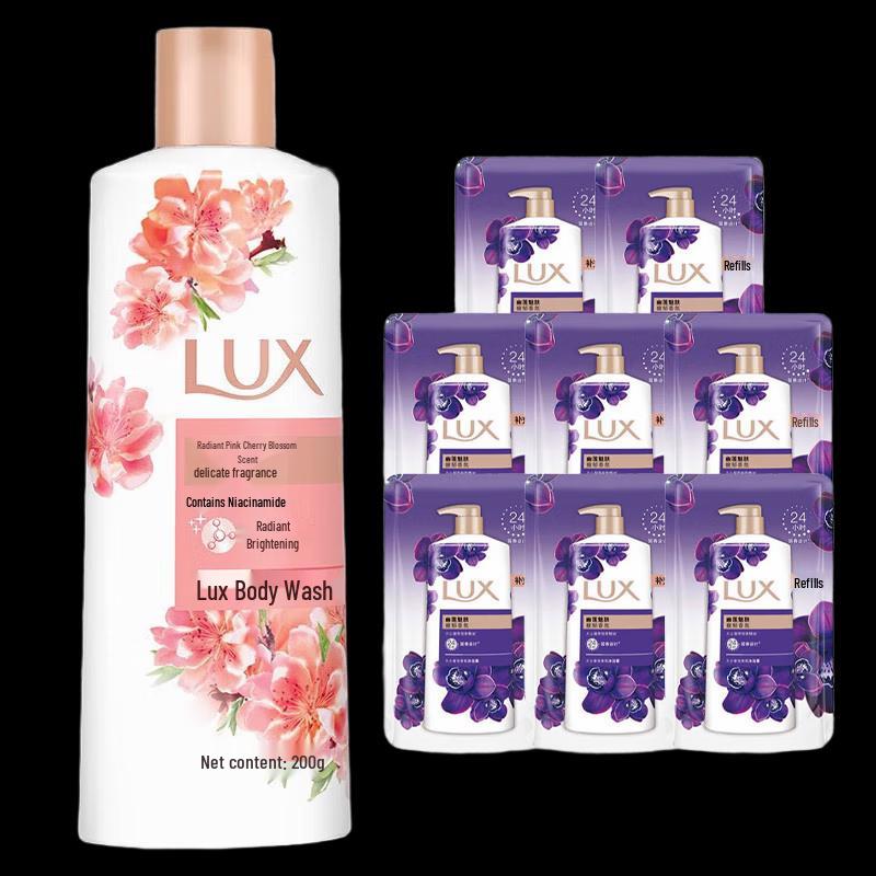 

LUX Pink Cherry Blossom Scented Shower Gel Bundle