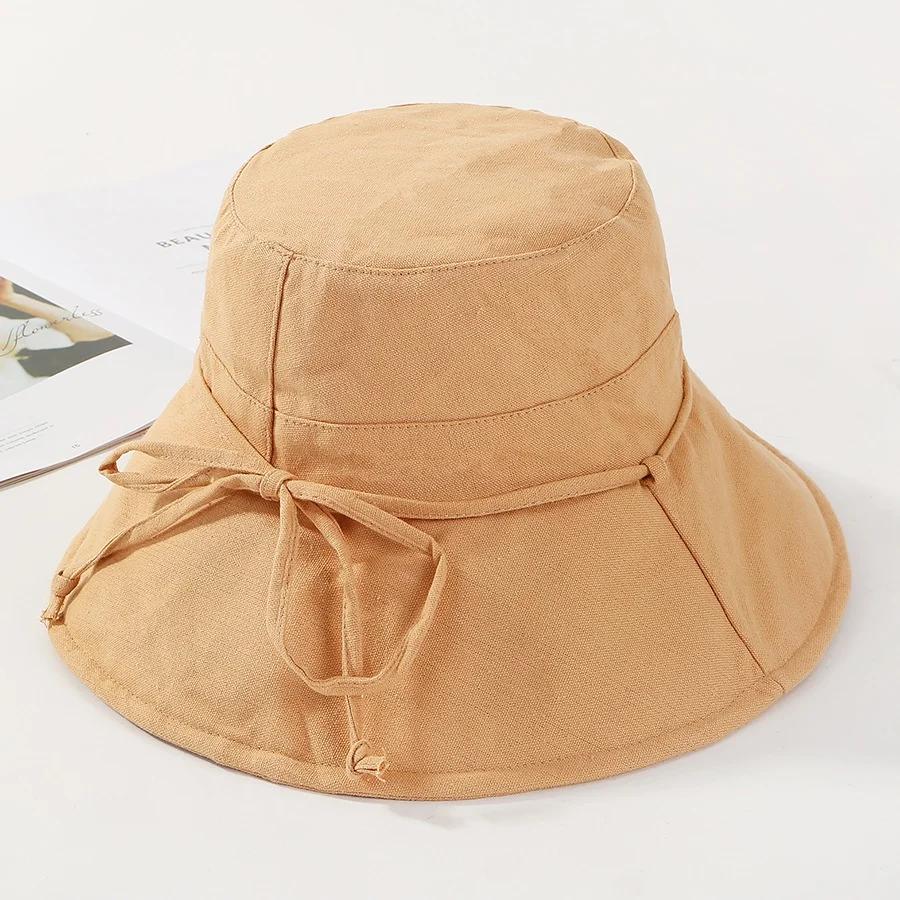 New Bowknot Sun Hats for Women Summer Hat Women Beach Hat Summer Women Foldable Wide Brim Bucket Hat Fisherman Hat