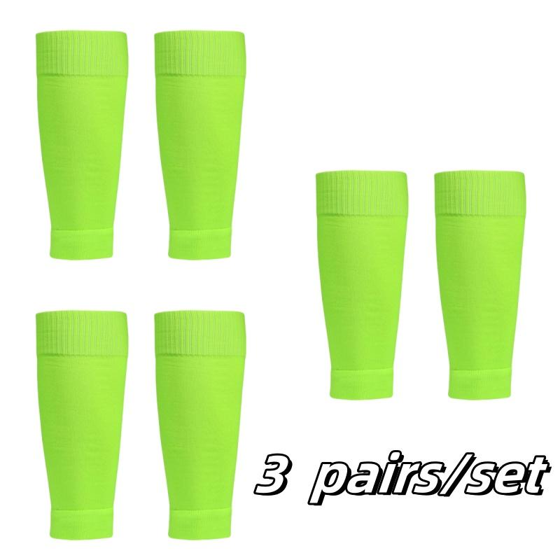 3 perechi Jambiere pentru bărbați Șosete sport pentru baschet fotbal pentru adulți Protecție tibie Șosete pentru gambă Șosete cu suport