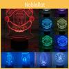 3d Led Acrylic Night Light Football Club Touch Table Desk Lamp 7 Colour Gifts