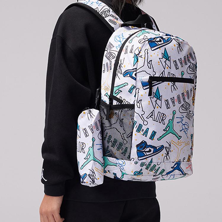 Jordan Elementary School Backpack White FJ6775-972