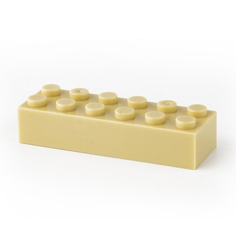 100g Small Particle 2456 High Brick 2x6 DIY Building Block Compatible with Creative Gift MOC Building Block Castle Toy