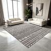 Bohemian Geometric Abstract Style Living Room Carpet Antiskid Soft Fluffy Lounge Rug Easy Cleaning Machine Washable Mat Bedside