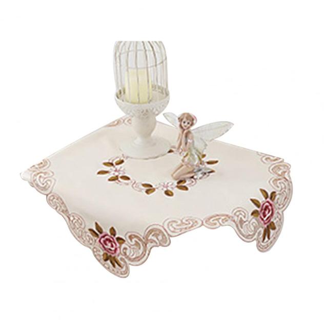 

Retro Flower Tablecloth Butterfly Morning Glory Washable Thicken Cotton Rectangular Round Table Cloth Manteles